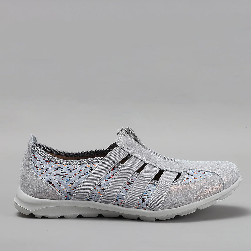 CC Resorts Christine Zip-Up Sneakers - Cloud Comfort Walking Shoes For Women