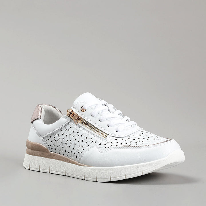 Caitlyn - White/Champagne - LE SANSA