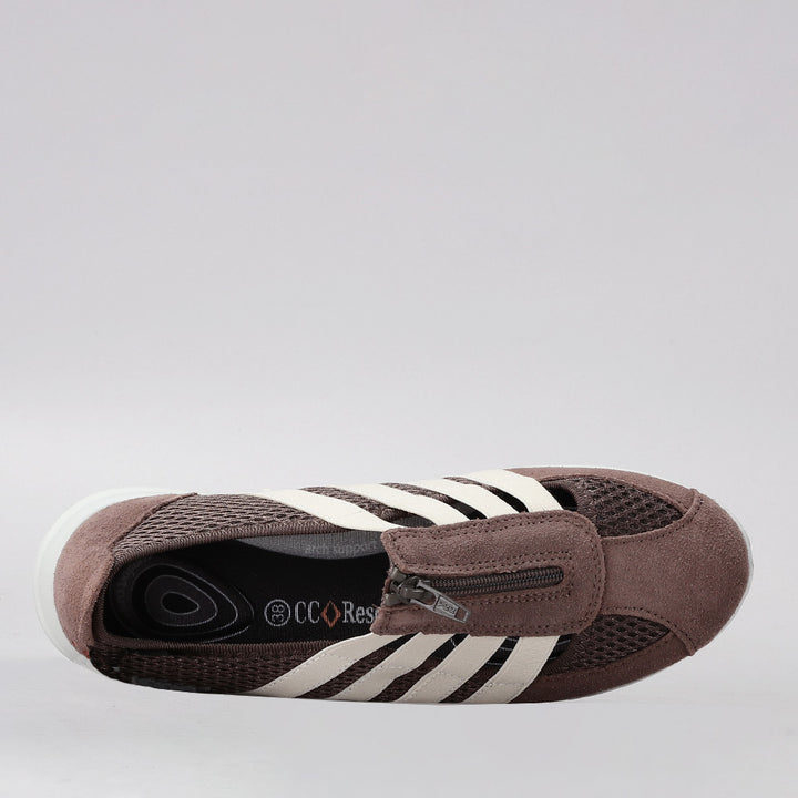 Christine - Dk Taupe/Cream - CC Resorts