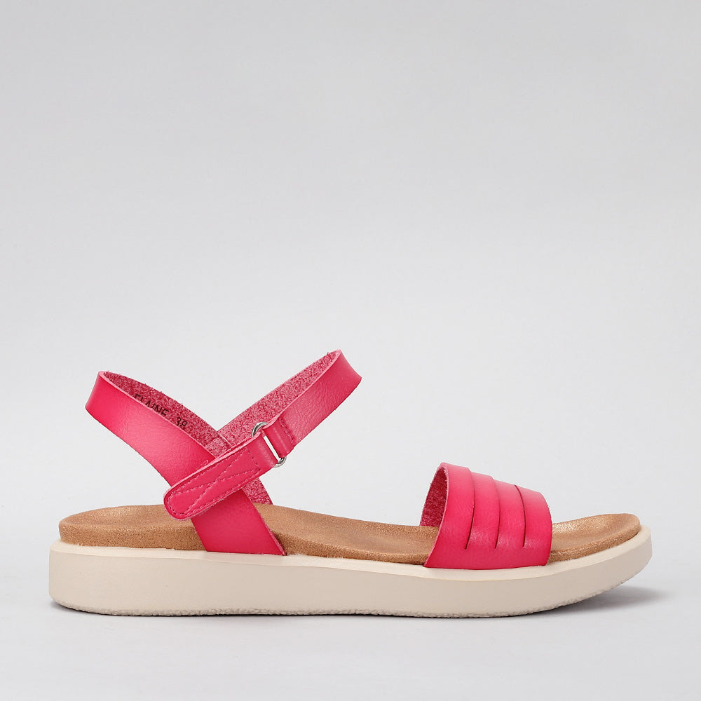 Sandals Australian Made Shoes AXA SHOES- Espadrilles With Orange