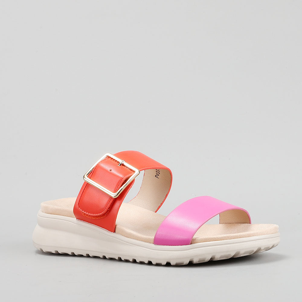 Peggy - Fuchsia/Orange
