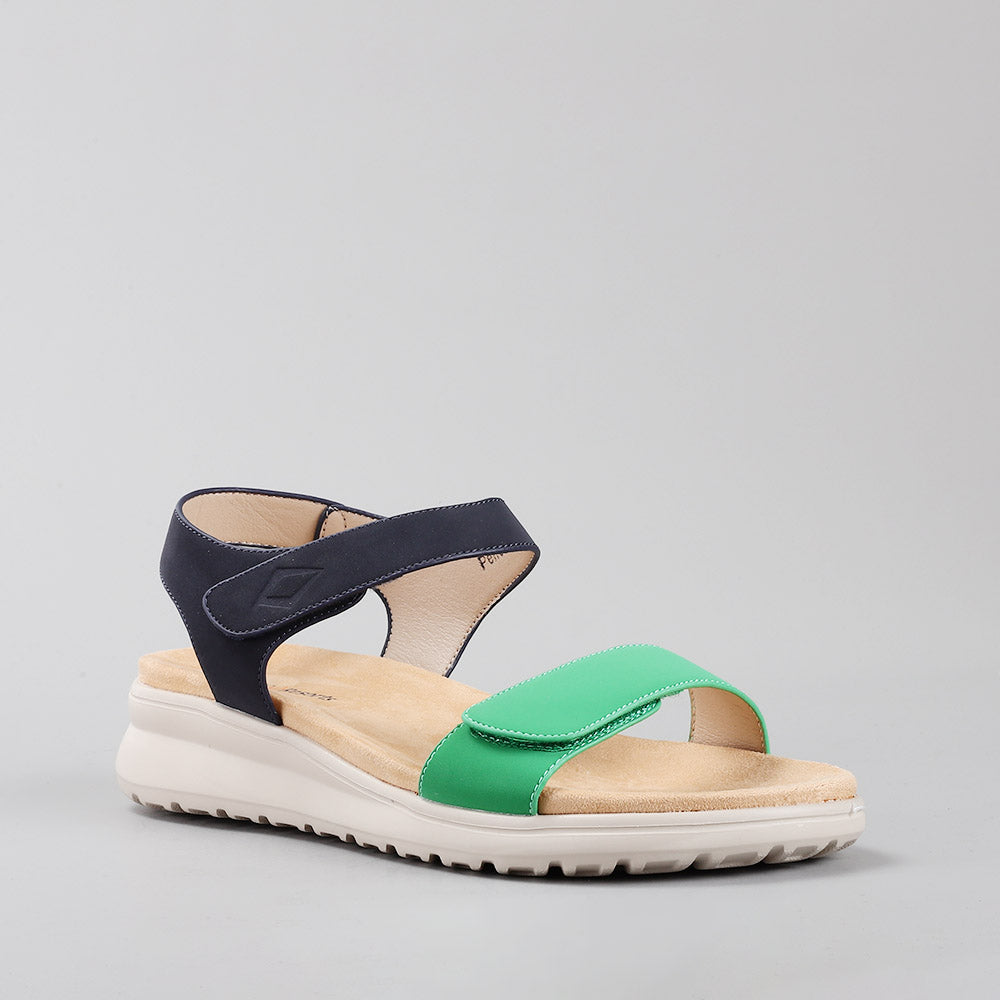 Penelope - Emerald/Navy