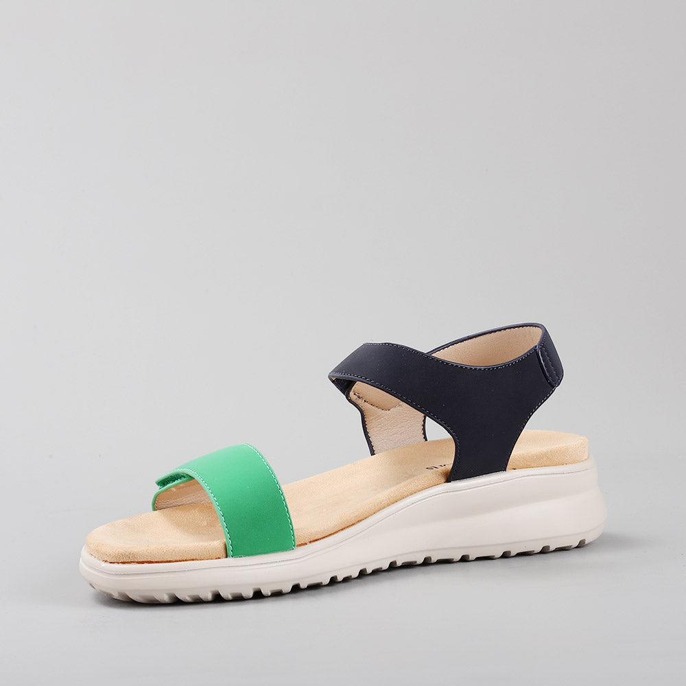 Penelope - Emerald/Navy