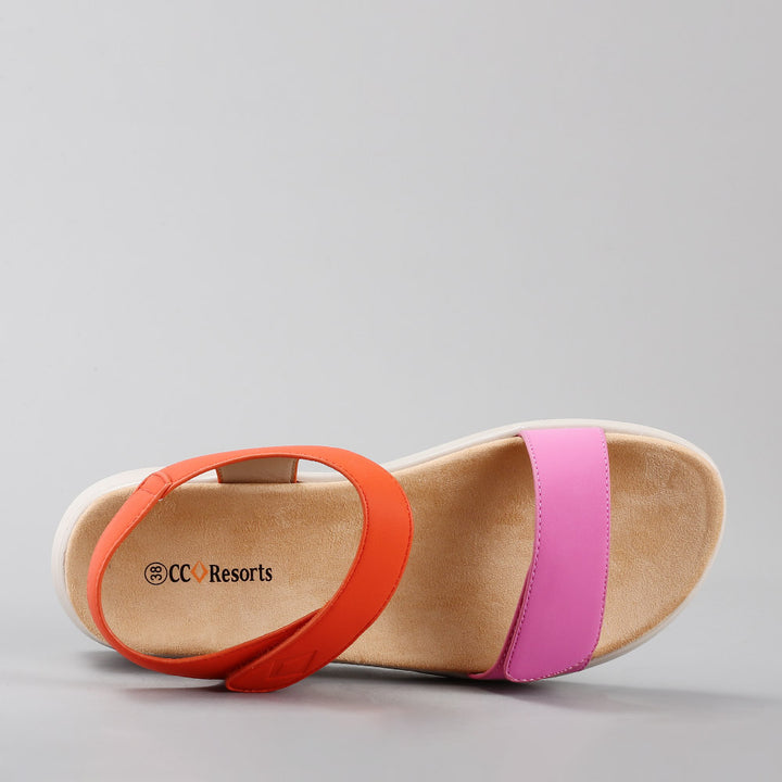 Penelope - Fuchsia/Orange