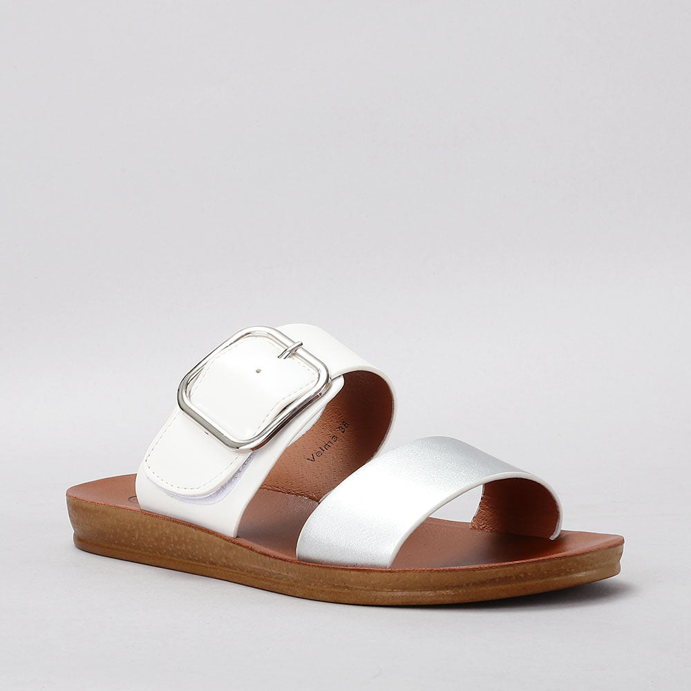 Velma - White/Silver - VS TREADS